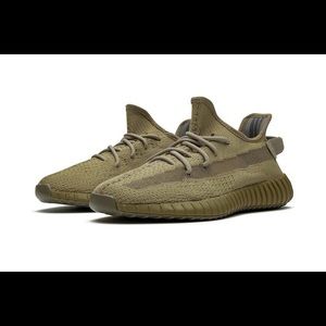 Yeezy Boost 350 V2 Olive Green Athletic Sneakers